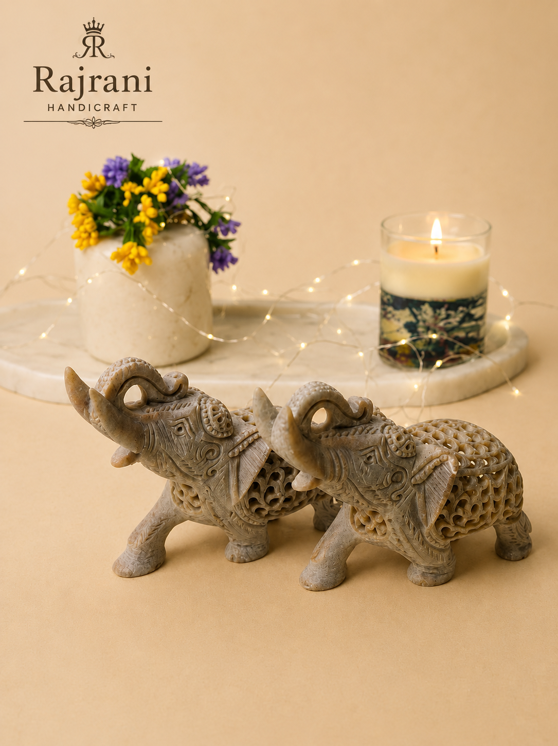 Marble Carved Elephant